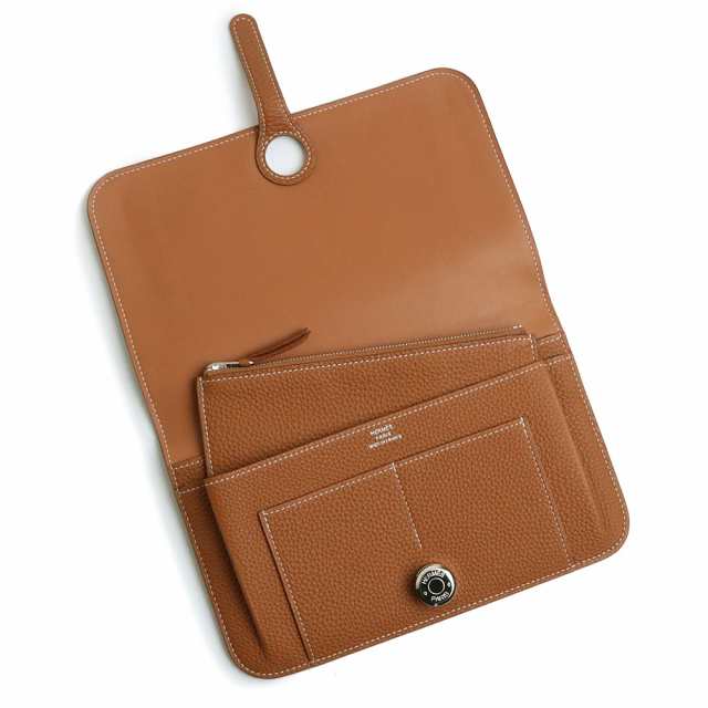 新品・未使用品）エルメス HERMES ドゴン デュオ GM 二つ折り長財布