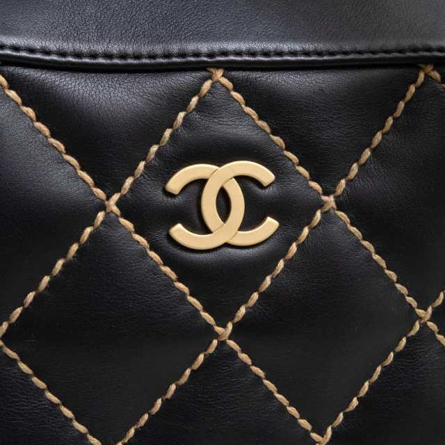 中古）シャネル CHANEL ワイルドステッチ ハンドバッグ カーフスキン