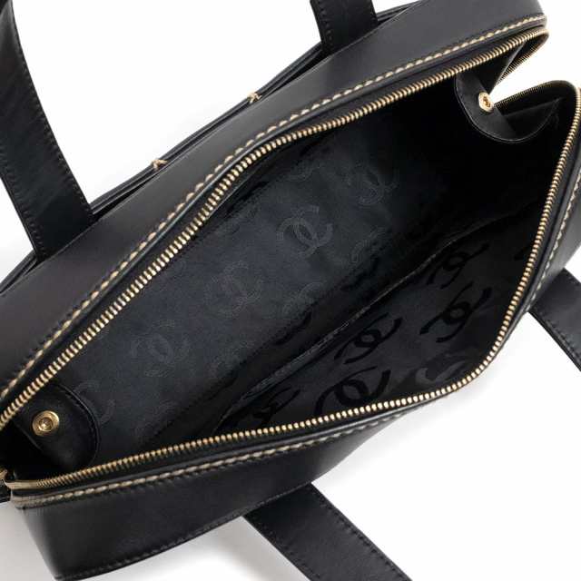 中古）シャネル CHANEL ワイルドステッチ ハンドバッグ カーフスキン