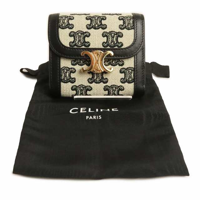 未使用 展示品）セリーヌ CELINE トリオンフ スモール フラップ