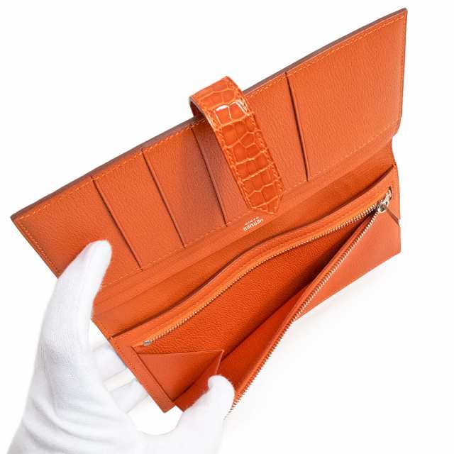 HERMES エルメス ベアン クラシック 2つ折り長財布-