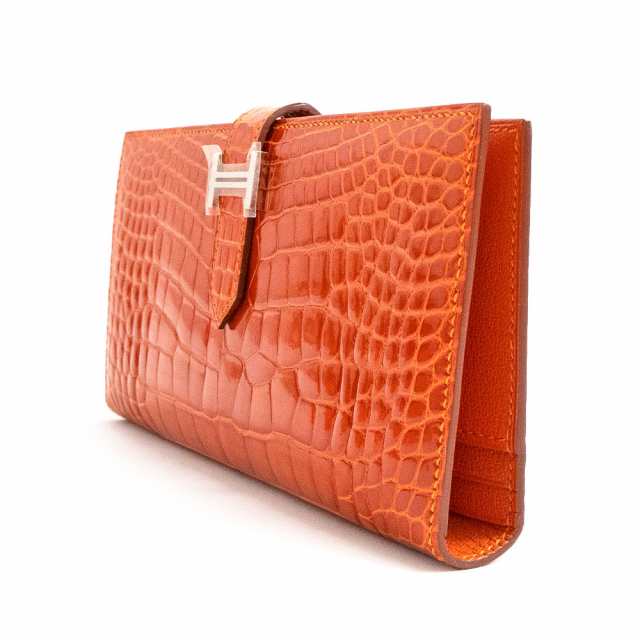 新品・未使用品）エルメス HERMES ベアン クラシック 二つ折り長財布