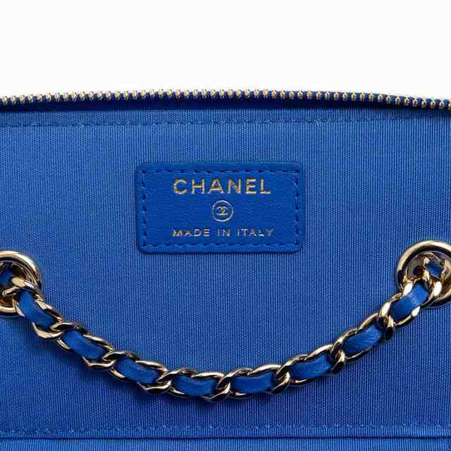 未使用 展示品）シャネル CHANEL ココマーク ミニバニティ チェーン ショルダーバッグ 斜め掛け レザー ラフィア ブルー ベージュ 青  の通販はau PAY マーケット - ブランドシティ | au PAY マーケット－通販サイト