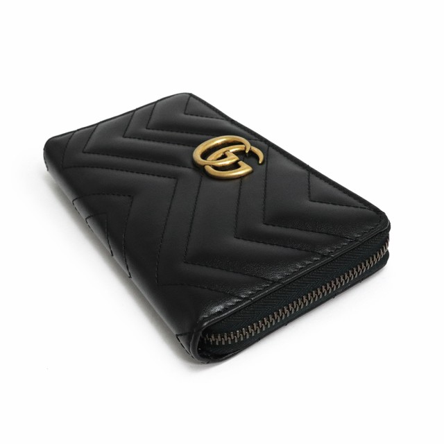 新品・未使用品）グッチ GUCCI GGマーモント シェブロン ジップ