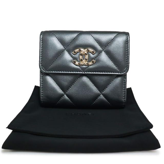CHANEL☆レザー マトラッセ メタルココマーク ブーティ(361/2C)
