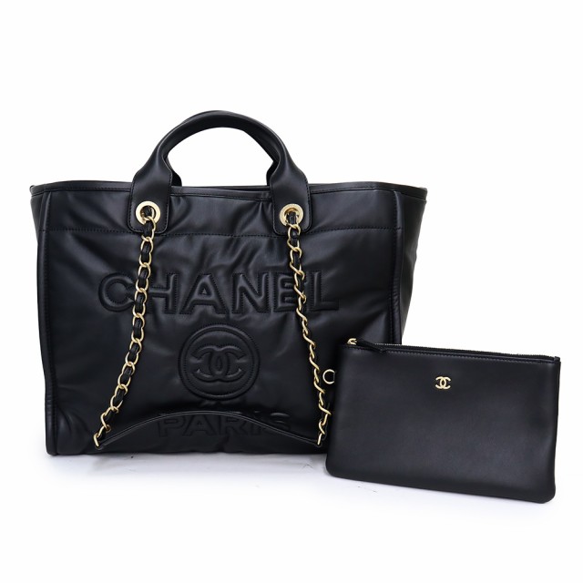 新品・未使用品）シャネル CHANEL ドーヴィル ラージ ショッピング ...