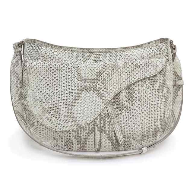 （未使用　展示品）クリスチャンディオール Christian Dior 新宿伊勢丹店限定品 サドル ソフト ショルダーバッグ 斜め掛け パイソン エキの通販は 249,150円