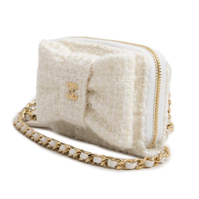 新品・未使用品）シャネル CHANEL リボン ミニ ショルダー チェーン 