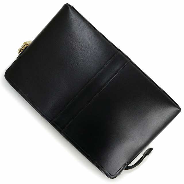 （新品・未使用品）セリーヌ CELINE ロック トイレタリー ポーチ セカンド クラッチバッグ シャイニーカーフスキン レザー ブラック 黒 ｜au  PAY マーケット