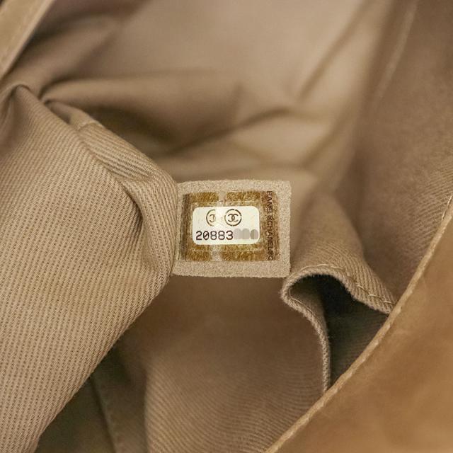 （美品）シャネル CHANEL ココマーク マトラッセ チェーン ラージ ショッピング ショルダー トートバッグ エイジドカーフ ベージュ シルバー金具_9