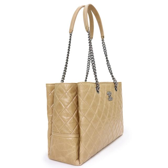 CHANEL/トートバッグ/ショルダーバッグ/鞄/ベージュ/ココマーク/シャネル