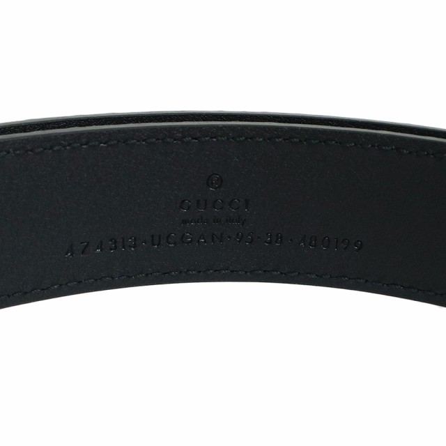 新品・未使用品）グッチ GUCCI スクエア バックル ベルト 30MM #95 GG