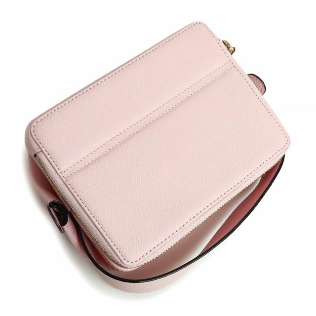 （未使用　展示品）ヴァレクストラ Valextra トリックトラック セラ ハンドバッグ カーフスキン レザー ペールピンク ゴールド金具 V5O1M_6