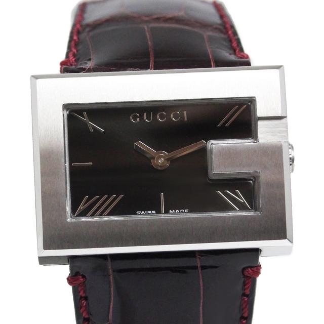 未使用 展示品)グッチ GUCCI スクエア クォーツ 腕時計 未使用 展示品)グッチ GUCCI スクエア クォーツ 腕時計