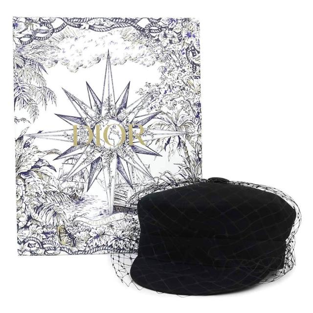 Christian Dior クリスチャンディオール キャスケット 帽子 黒