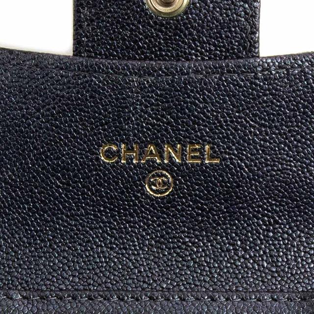 CHANEL クラシック★新作 スマホも入るミニポシェット★キャビア 品良く♡キャビア】CHANEL トップハンドル ミニバッグ (CHANEL