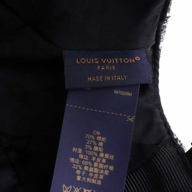 新品・未使用品)ルイ ヴィトン LOUIS VUITTON キャップ 帽子 M 新品・未使用品)ルイ ヴィトン LOUIS VUITTON キャップ 帽子 M