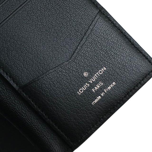（新品・未使用品）ルイ ヴィトン LOUIS VUITTON オーガナイザー ドゥ ポッシュ カードケース 名刺入れ 定期入れ パスケース オーストリッチ エキゾチックレザー ブラック 黒 N93853 箱付_6