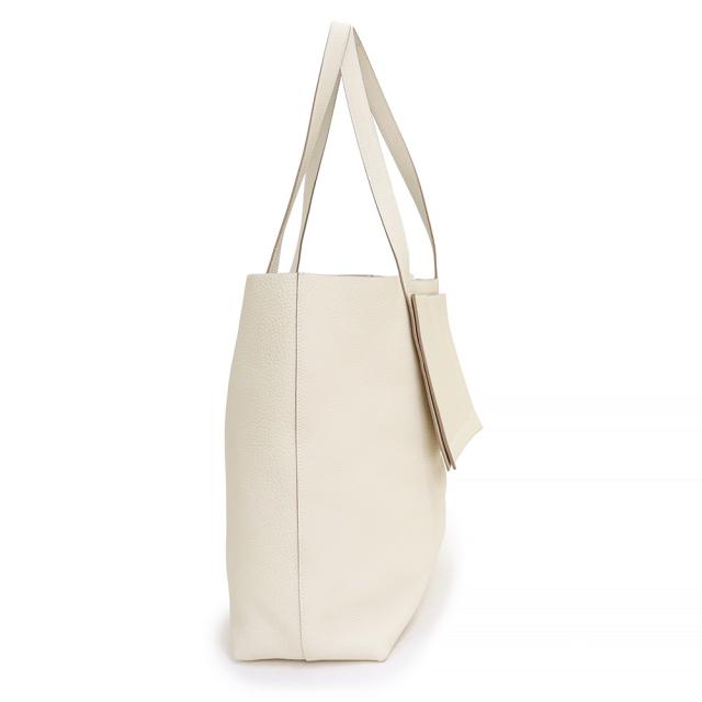 HERMES ホワイトレザートートバッグ ノベルティー 新品・未使用品）エルメス HERMES カバセリエ 46 トートバッグ