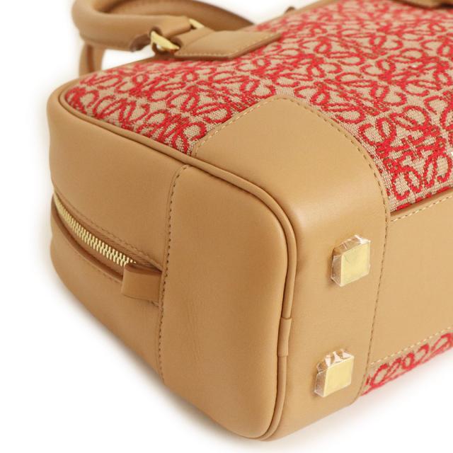 LOEWE アマソナ 23 ピンクベージュ 2WAY ハンドバッグ レディース 