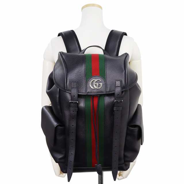 25新作 グッチ ウェブ ストライプ ラージ バックパック (GUCCI/バックパック・リュック) 816750 AAEF7 1042【BUYMA】