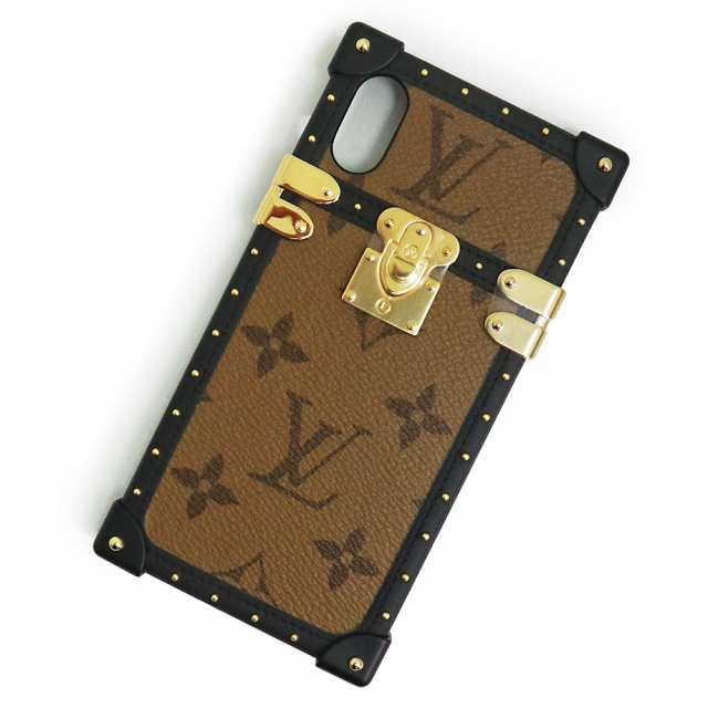 （新品・未使用品）ルイ ヴィトン LOUIS VUITTON アイトランク ライトリバース iphone X Xs スマホ 携帯ケース モノグラムリバース カー