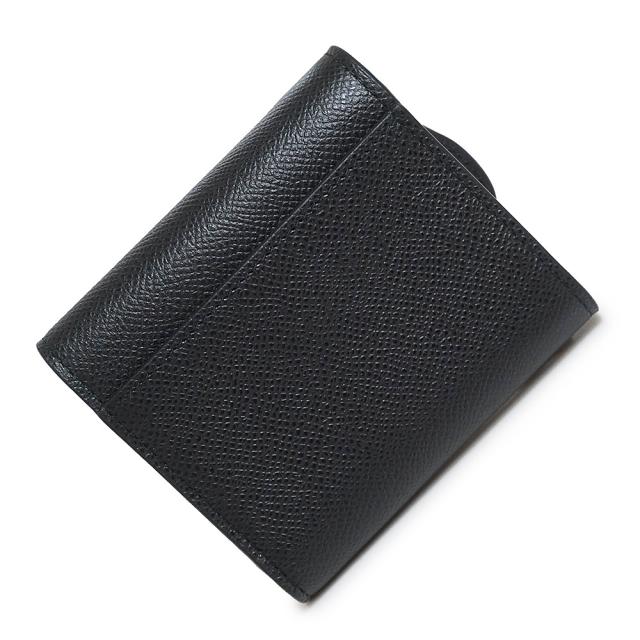 Christian Dior ロータスウォレット サドル 三つ折り財布 ブラック Dior ディオール サドル ロータスウォレット 三つ折り財布 (Dior