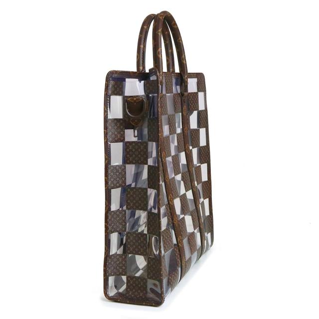 （新品・未使用品）ルイ ヴィトン LOUIS VUITTON サックプラ モノグラムチェス 2way ショルダー ハンドバッグ モノグラム PVC ブラウン 茶 マットブラウン金具 M20866_4