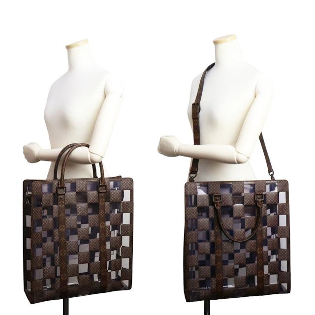 （新品・未使用品）ルイ ヴィトン LOUIS VUITTON サックプラ モノグラムチェス 2way ショルダー ハンドバッグ モノグラム PVC ブラウン 茶 マットブラウン金具 M20866_7