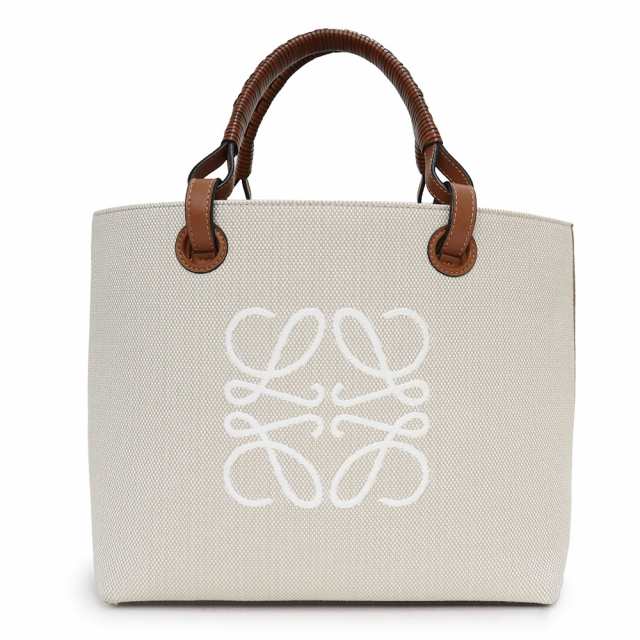 （未使用　展示品）ロエベ LOEWE アナグラム トートバッグ スモール 2way ショルダー ハンドバッグ カーフスキン ジャカード レザー エクの通販はハンドバッグ