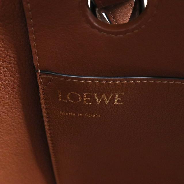 （未使用　展示品）ロエベ LOEWE アナグラム トートバッグ スモール 2way ショルダー ハンドバッグ カーフスキン ジャカード レザー エクの通販は