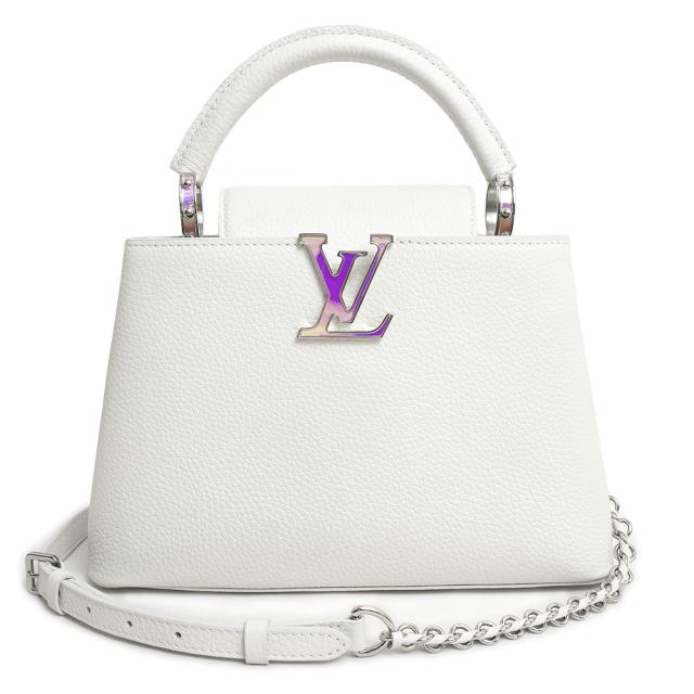 （新品・未使用品）ルイ ヴィトン LOUIS VUITTON カプシーヌ BB 2way ショルダー ハンドバッグ 斜め掛け トリヨンレザー ホワイト 白 シルバー金具 M23307の通販は
