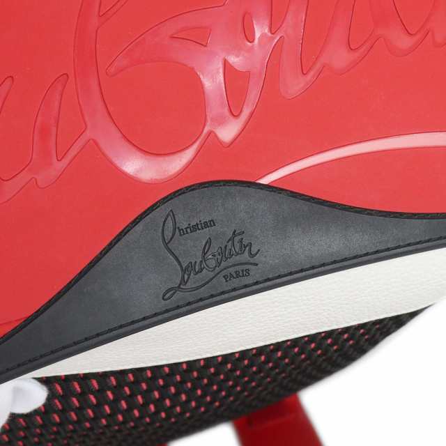 （新品・未使用品）クリスチャンルブタン Christian Louboutin ルビ バックパック リュック デイバッグ ベロア レザー ブルー ホワイト 