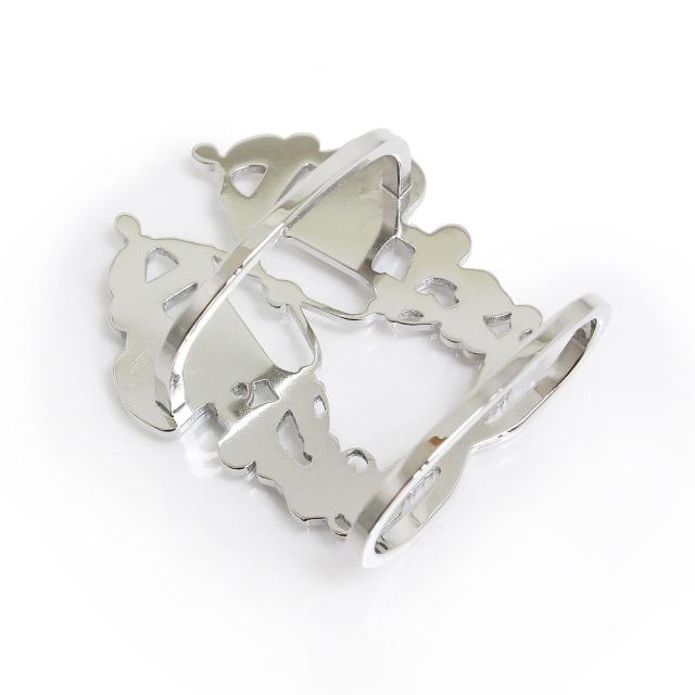 （新品・未使用品）エルメス HERMES ブリッド ドゥ ガラ Brides de Gala スカーフリング 70 シルバー 箱付_3
