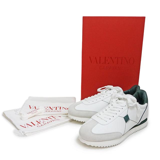 VALENTINO ヴァレンティノロックスタッズローカットレザー