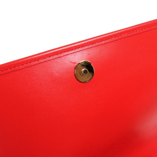 （未使用　展示品）ヴェルサーチ VERSACE ラ グレカ シグネチャー 2WAY ハンドバッグ ショルダーバッグ 斜め掛け PVC カーフスキン レザー レッド ブルー 赤 青 ゴールド金具 1001908_12