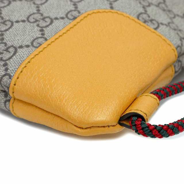 （新品・未使用品）グッチ GUCCI タイガーヘッド ドローストリング 巾着 バックパック リュック デイパック GGスプリームキャンバス レザ