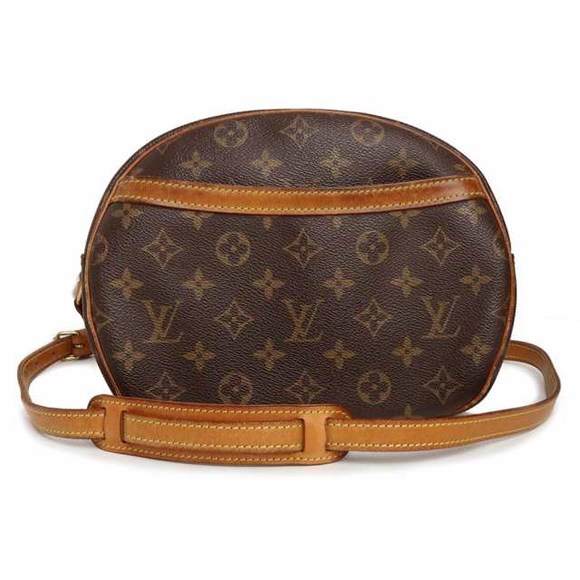 （中古）ルイ ヴィトン LOUIS VUITTON ブロワ ショルダーバッグ 斜め掛け モノグラム ヌメ革 レザー ブラウン 茶 ゴールド金具 M51221