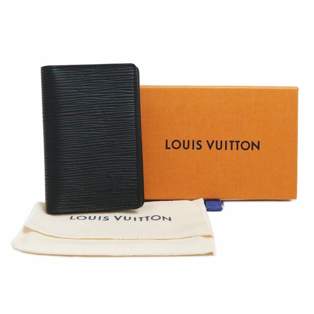 新品・未使用品）ルイ ヴィトン LOUIS VUITTON オーガナイザー ドゥ ポッシュ カードケース 名刺入れ 定期入れ パスケース エピレザー  ノワール マットブラック 黒 M60642 箱付 カードケース