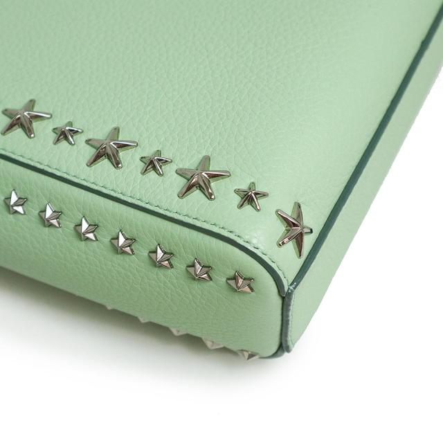 JIMMY CHOO ペガシ スタースタッズ ショルダーバッグ メタリック