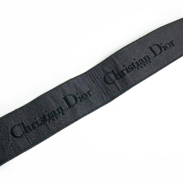 （美品）クリスチャンディオール Christian Dior PARIS エンブロイダリー マキシ ウエスト ベルト #85 65MM カーフスキン レザー キャンバス ブラック 黒 アンティークゴールド金具_4