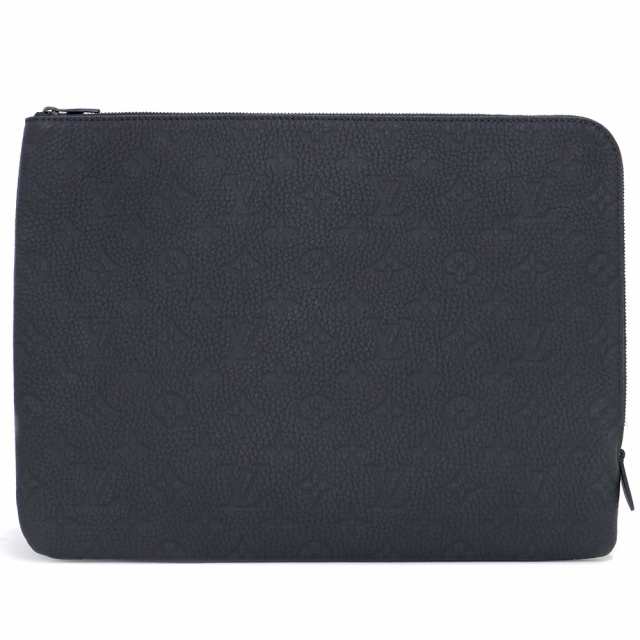 （新品・未使用品）ルイ ヴィトン LOUIS VUITTON エテュイ ヴォワヤージュ クラッチバッグ モノグラム トリヨンレザー ノワール ブラック