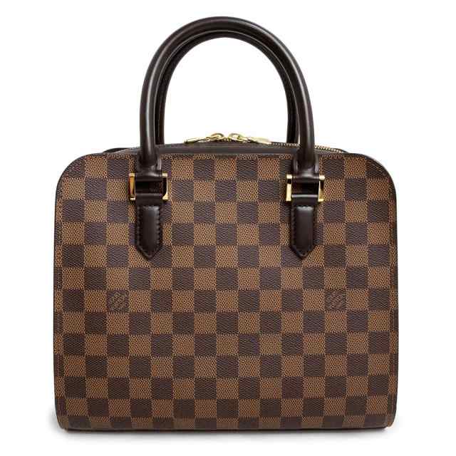 （未使用　展示品）ルイ ヴィトン LOUIS VUITTON トリアナ ハンドバッグ ダミエ ブラウン 茶 ゴールド金具 N51155