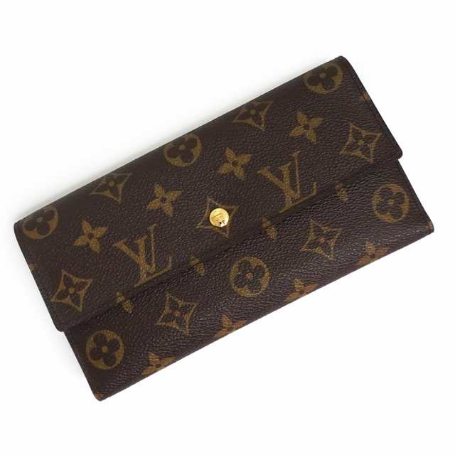 （新品・未使用品）ルイ ヴィトン LOUIS VUITTON ポルトフォイユ インターナショナル 三つ折り財布 モノグラム ブラウン 茶 ゴールド金具