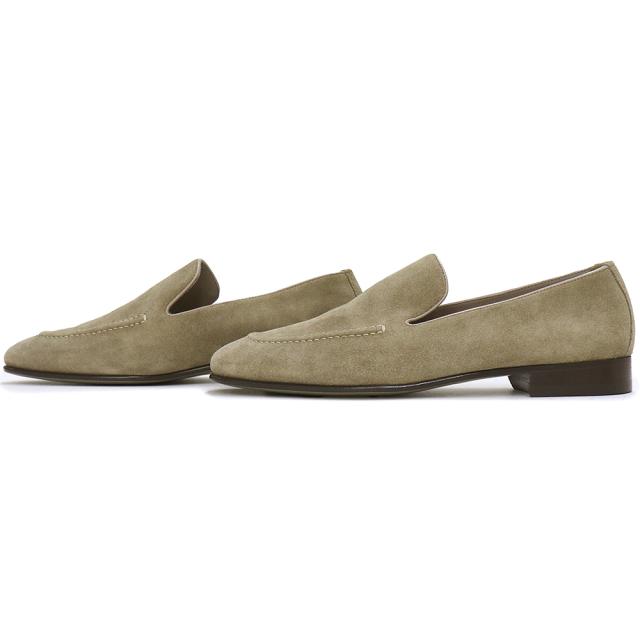 （未使用　展示品）マノロブラニク MANOLO BLAHNIK TRURO トゥルーロ スリッポン ローファー 靴 #8 26.5cm スウェード カーフスキン レザー