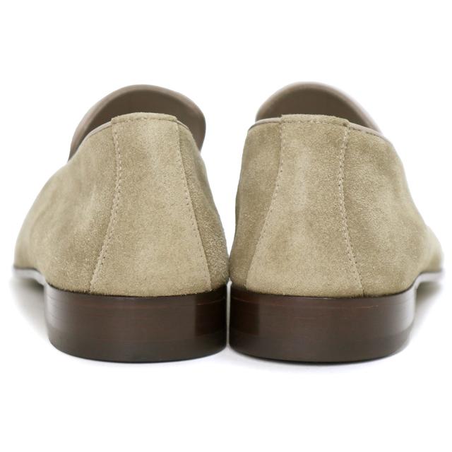 （未使用　展示品）マノロブラニク MANOLO BLAHNIK TRURO トゥルーロ スリッポン ローファー 靴 #8 26.5cm スウェード カーフスキン レザー