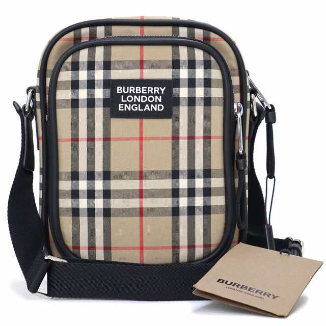 （未使用　展示品）バーバリー BURBERRY フレディ ショルダー クロスボディバッグ 斜め掛け ヴィンテージチェック カーフスキン レザー