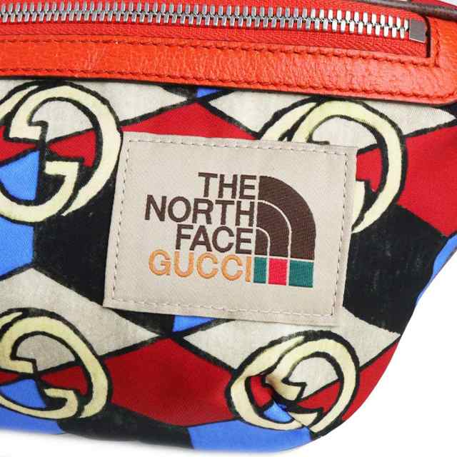 （新品・未使用品）グッチ GUCCI THE NORTH FACE ノースフェイス コラボ ベルトバッグ ボディバッグ ウエストポーチ ショルダー 斜め掛け