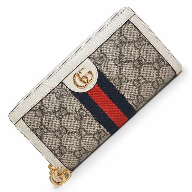 （新品・未使用品）グッチ GUCCI オフィディア GG ジップアラウンドウォレット ラウンドファスナー 長財布 GGスプリームキャンバス レザ