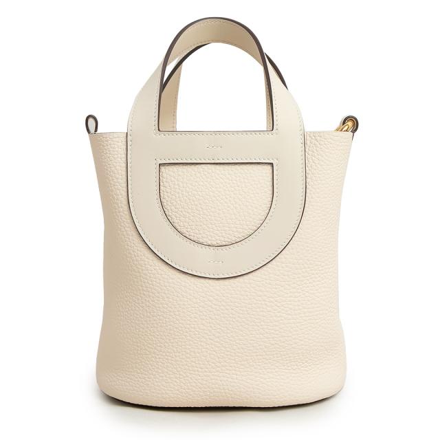 （新品・未使用品）エルメス HERMES イン ザ ループ 18  ハンドバッグ トリヨンクレマンス レザー ヴォースイフト ナタ ホワイト 白 ゴールド金具 B刻印の通販は
